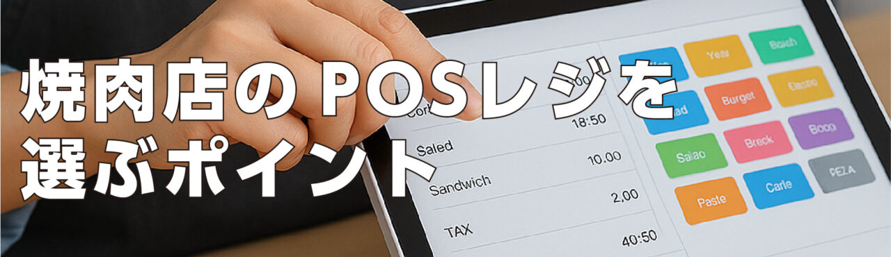 焼肉店のPOSレジを選ぶポイント